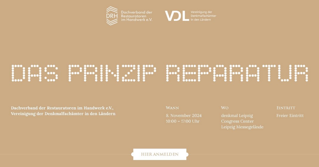 Das Prinzip Reparatur Denkmal Leipzig