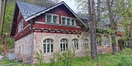 Tharand Bahnhof Fassade Restauriert